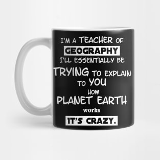 Geography Teacher Mug